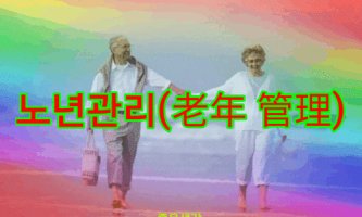 노년 관리