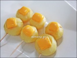 감자와 치즈로 만든 간식.. 2가지