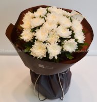 흰국화꽃다발 꽃바구니 모음
