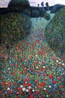 Gustav Klimt [Austrian, 1862-1918] - Poppy Field