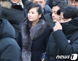 모피목도리 한 현송월