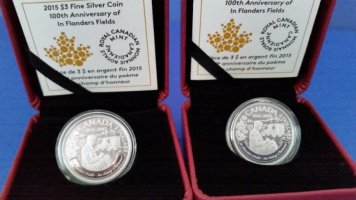 Canada's "Remembrance Day" Commemorative coins