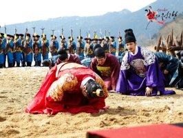 '꽃들의 전쟁' 이덕화, 인조 항복, 찍으면서도 굴욕적