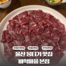 울산 울주 뭉티기 맛집 비학마을 본점