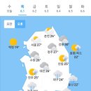 [날씨]6월 1일 목요일 오늘의 날씨 이미지
