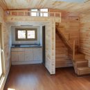 ebs극한직업(나무집짓는사람들편)9평형 이동식 테라스있는 통나무주택~ 이미지