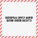대전광역시 대덕구 송촌동 감자탕 전문점 BEST3