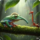 청개구리 이미지