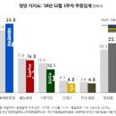 더민주당 지지율 마의 35% 돌파 이미지