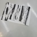 수채 담은, 붓 캘리그라피 이미지
