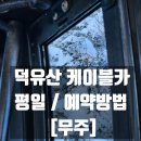 덕유산(상)휴게소 | 무주 덕유산 케이블카 곤도라 평일 대기시간과 예약방법