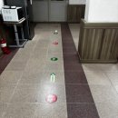 비상급수(중앙초등) | 충주 중앙초등하교 설치후기 (계단논슬립, 비상대피로 화살표, 비상구표찰, 단차이주의 등)