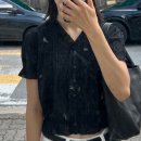 도비 | 유니클로 데님큐롯 & 코튼도비V넥블라우스 후기