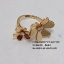 핑거프리 | 작업 후 금중량 감소 반클리프 프리볼 비트원 더 핑거 링 제품 폴리싱 후기, 홍보석금은방 홍주얼리...