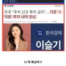 (보배펌) 조국 대표 이슬기 보아라 이미지