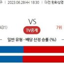 6월28일 국내야구 자료정보 이미지