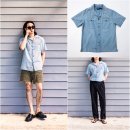 클래식캠프 | 폴로 랄프로렌 클래식핏 인디고 샴브레이 캠프 셔츠 블루 리뷰 및 코디 : 20대 30대 여름 남자 반팔...