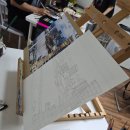 저녁)펜드로잉 이미지