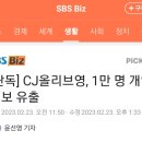 CJ<b>올리브영</b>, 1만 명 개인정보 유출