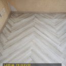 보라매동-34 | 34평 아파트 바닥인테리어 LX하우시스 헤링본 시공