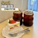 오캄 건대입구역 카페, <b>오캄</b> 고양이 있는 디저트 핫플