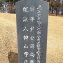 윤강 선생 묘 및 신도비 이미지