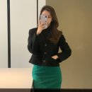 [의류] 홍콩 베이스 디자이너 브랜드 타브 TAV Wool Terry jacket (기은세 자켓)