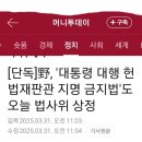 극좌파 민주당이 권한 대행이 헌재 재판관 임명 못하게 악법 발의함. 이미지