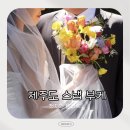 제주도 부케 생화 스냅촬영 전지현플라워 배송 및 촬영후기