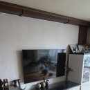 씨유 춘천금호빌리지점 | 춘천 금호빌리지 인테리어 필름 리폼, 낡은 거실장의 놀라운 변신! 미니멀 인테리어 에이스홈테크