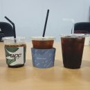 중산지구에서 아이스아메리카노 커피 비교(몬다방, 빈다방, 맘다방, E편의점, G편의점) 이미지