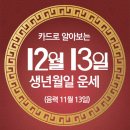 오늘의 운세 --- 2024년 12월 13일(음력 11월 13일) 辛亥 금요일 이미지