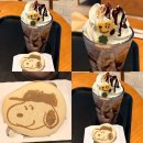스타벅스 신메뉴 스누피 마카롱 초코 카라멜 프라푸치노 후기