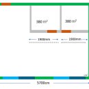 [설치 지역은 전라도 광주 북구입니다. 견적의뢰]사무실 내 임시가벽으로 방을 2개 만들고 싶습니다. 이미지