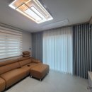 심심주택 | [안동 창애창] 남선면 주택 커튼 시공후기, 오브제 장식 커튼. 암막커튼. 쉬폰커튼. 이중커튼.