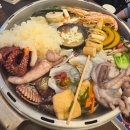 육지와바다 | 선릉 해산물 회식 술집 육지로간고래 선릉본점 / 문어.조개 가득 바다전골 후기