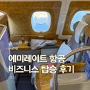 인천 | 에미레이트 항공 비즈니스 탑승 후기 (인천-두바이-로마)