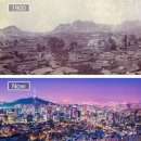 각국 도시들의 과거와 현재 이미지