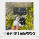 고급스러운 포토청첩장 추천 리블링레터 트레이싱 봉투, 오간디 리본