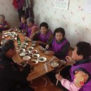 주상오류동회관앞 | 주상면, “더불어 사는” 마을 공동급식 시행
