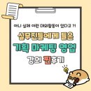 실무진에게 직접 들었다! 기획•마케팅•영업의 찐 후기