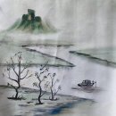 그림이 풍경이 되는 유화 이미지