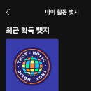 멜론에서 뱃지 받음 이미지