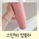스탠리 텀블러 퀜처 프로투어 플립스트로 핑크메사 후기 및 스탠리 꾸미기 추천