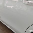 파주시 운정 교하동 찌그러진 벤츠 E250 뒷문 덴트 복원 수리 - 파주 덴트 비용 견적 가격 금액 수리비 이미지