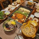 4758 | 문래동 맛집 미나리밭오리사냥 문래점 오리 로스 주물럭 반반 외식 추천