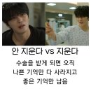 나쁜 기억을 지울 수 있는 수술이 있다면, 지운다 vs 안지운다 이미지