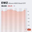 브라질 증시 추종 미국 ETF 종목 근황 이미지