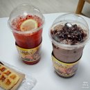빽다방부평북부역점 | 빽다방 딸기 신메뉴 딸기 복숭아 루이보스티, 깨먹는 크런키 초코라떼 내돈내산