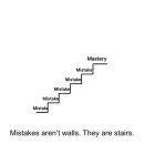 Mistakes are stairs. 이미지